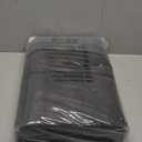 PURRUGS Dirt Trapping Door Mat 32" x 70", Non-Slip/Skid Machine Washable Entryway Rug, Dog Doormat, Super Absorbent Welcome Mat for Muddy Wet Shoes and Paws, Charcoal