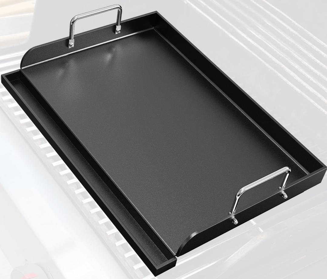 Universal Griddle for Gas Grill - 23" x 16" Nonstick Ceramic Coating Griddle Top for Gas Stove, Flat Top Plate for Outdoor Grill/Camping/Tailgating (23" x 16" x 2.6")