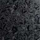 Decorative Window Film,Black Flower Static Cling Privacy Door Film, Non Adhesive Heat Control Anti UV Window Cling for Office and Home