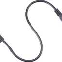 uxcell Fan Power Supply Cable DC 5.5mmx2.1mm to 3 Pin or 4 Pin Output 11.4 Inch