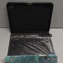 Soke for iPad (A16) 11th/10th Generation Case with Keyboard(2025/2022)-7 Color Backlight Wireless Detachable Folio Keyboard Cover with Built-in Pencil Holder for iPad 11/10.9 inch, Green Marble