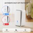 Dehumidifier for Home,1000 sq.ft Dehumidifier for Basement Bathroom Bedroom with Auto Shut Off, Built-in Aromatherapy Diffuser,7 Colors LED Light, Quiet Dehumidifiers with Sleep Mode(CS08-Cream)