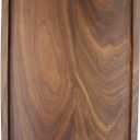 Bamber Wood Serving Tray Wooden Decorative Coffee Tea Platter Black Walnut Large - 15.4'' X 11.4'' - Spliced