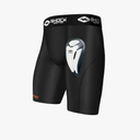 Shock Doctor Compression Shorts Men, Protective Bio-Flex Cup, Moisture-Wicking, Vented Protection. Adult Men Sizes, Size S
