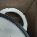 Enameled Cast Iron Round Dutch Oven -7QT Pot With Lid,Cream