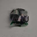 Blooming Jelly Women High Waisted Bikini Sets Tummy Control Swimsuits Color Block Two Piece Drawstring Bathing Suit (Large, Black)