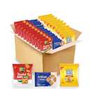 Nabisco Cracker Variety Pack, RITZ Toasted Chips, Wheat Thins Snacks Whole Grain Wheat Crackers and Triscuit Minis Whole Grain Wheat Vegan Crackers, 40 Snack Packs (EXP 10/01/26)