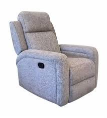 SitsWell Kasen Glider Recliner Gray Chenille, 31.1 in x 32.3 x 25.6