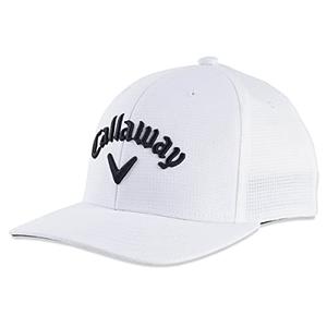 Callaway Golf Performance Pro Tour Cap Collection Headwear (OS, White/Black 2022)