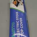 Stove Top Cover for Electric Stove (28.5x 20.5), Heat Resistant Glass Stove Top Cover, Cooktop Protector for Glass/Ceramic Stoves, Dishwasher Safe Natural Rubber, Black Marble