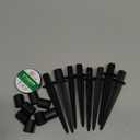 Metal Ground Stakes for Solar Lights, 0.78" Diameter x 5.3" Height – Compatible Only with 0.8" Poles, Not for Larger or Smaller Sizes (8 Pack)