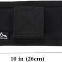 2 x Allzedream Shoulder Strap Pad for Duffel Bag Laptop Guitar Camera (Black)