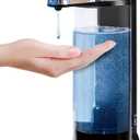 Secura 17Oz Automatic Liquid Soap Dispenser, Touchless Battery Operated Hand Soap Dispenser with Adjustable Soap Dispensing Volume Control Dial (500ml, Silver)