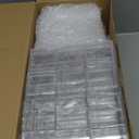 Leinuosen 100 Pcs 2 x 2 x 2 Inch Clear Acrylic Plastic Box with Lid Square Candy Containers for Party Favors Small Square Cube Storage Candy Box for Pill Tiny Earring Jewelry Herb Bead Gifts