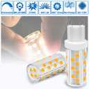 Ziomitus G9 Led Bulbs 40W 35W Dimmable Halogen Replacement,No Flicker G9 4W Led Bulbs Clear,2700k Soft Warm White, AC120V Bi-pin G9 T4 LED for Chandelier Wall Pendant Ceiling Lamps(10Pack)
