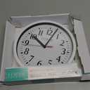 La Crosse 404-3025W 10-inch Basics Quartz Analog Wall Clock - White