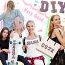 2 x 6Pcs Self Adhesive Chenille Letter Patches Preppy 2inch A-Z Varsity Letter Patches Sew On Embroidered Repair Patch for Clothes Hats Bags Letter Stickers for Laptop Fridge DIY Gift (Purple L)