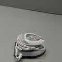 BEAUTURAL Mini Travel Steam Iron for Clothes with Dual Voltage, Temperature Control, Non-Stick Soleplate and Cord Storage, Ideal for Sewing, Quilting and Handcraft (White)