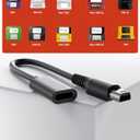 Charging Adapter for Nintendo 3DS / 2DS / DSi Compatible with Lightning Cable 10cm Short Cable Power Only (1)
