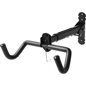 Gootus Bike Wall Mount Hanger - Horizontal Bicycle Indoor Storage Rack | Cycling Wall Mounted Holder Hook - Hang Your Road, Mountain or Hybrid Bikes in Garage or Home (Black 1Pack)