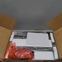 Furologee 5 Tier Bookshelf with Drawer, Kitchen Bakers Rack with Storage, Tall Narrow Bookcase, Industrial Free Standing Display Shelf, Wood and Metal Book Shelf for Bedroom, Living Room, Black