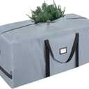 BALEINE 7.5 ft Christmas Tree Storage Bag, Heavy Duty 900D Oxford Fabric with Reinforced Handles and Dual Zippers Wide Opening, Extra Large Storage Container for Trees and Decorations (Grey)