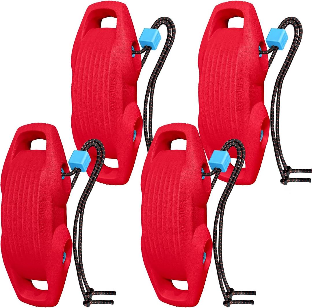 AWEMUFA Boat Fenders Easy to Install Bumper for Docking Ideal Fender for Pontoon, Bass, Jet Ski and Fishing Boats, size: 17" x 8"