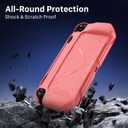 FIWWAT Protective Case for Nintendo Switch 2 (2025), TPU Middle Frame & PC Front Protector 360 Protection, Non-Slip Ergonomic Grip, Shockproof & Anti-Scratch Shell Cover, Pink