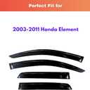 Rain Guards Window Visors for 2003-2011 Honda Element
