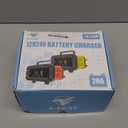 E-FAST Battery Charger 0-20A 12/24V Lifepo4 Lead Acid Automatic Smart Car Battery Charger, Trickle & Pulse Repair, Automobile Battery Maintainer for Car Truck Motorcycle Lawn Mower Boat