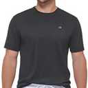 Calvin Klein Men's Standard Light Weight Quick Dry Short Sleeve 40+ UPF Protection Active Top, Medium
