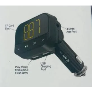 ZGEAR Wireless FM Transmitter with Adaptive Fast Charge