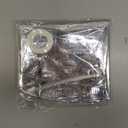 6Pcs Silver Round Foil Balloons,Giant 4D Round Ball Balloons,22 Inch Metallic Silver Balloon for New Years Birthday Wedding Prom Graduation Party Decorations