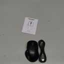 TECKNET Wireless Mouse Bluetooth 5.0/3.0 & 2.4G Rechargeable, Silent Clicks, Adjustable 4800 DPI, 6 Buttons, Ergonomic Design, Bluetooth Mouse for Laptop, Computer, ipad (Black)