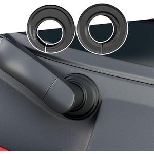 2 x 2Pcs Wiper Hole Cover Compatible with 2019-2025 Chevy Silverado GMC Sierra 1500 Windshield Wiper Pivot Guards Arm Hole Protection Cover Replacement for 2019-2025 Chevy Silverado Accessories