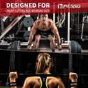 Lifting Straps, wrist straps for weightlifting, workout, Bodybuilding, Powerlifting & Deadlift -With 5mm Neoprene Pads & Anti-Slip Silicone -Extra Wrist Support for Weight lifting Men & Women