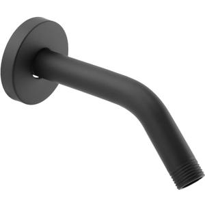 Shower Arm with Flange, 6 Inch Wall Mount Shower-Pip-Arm for Fixed Shower Head & Handheld Showerhead, Stainless Steel(COLOR:Black)