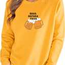 Oktoberfest Shirt Women German Bavarian Festival Tees Beer Drinking Long Sleeve Shirt (L)