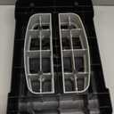 Fitvids 18" Workout Aerobic Stepper Step Platform with 2 Risers, Multiple Colors (Black and Gray)