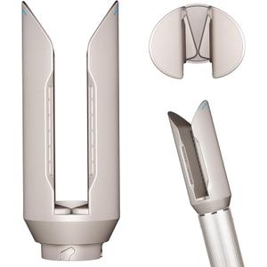 Chivixe Hair Smooth Attachment for Shark Flexstyle, Gentle Airflow Smooth Nozzle for Shark Flex Style HD400 Series, Hair Straightener Styling from Curly Coily Wet to Straight Smooth Sleek Shiny Hair