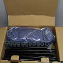 45x45 Inches Hexagonal Type Puppy Playpen, Dog Playpen for Puppies or Small Dogs, Dog Fence Pet Playpen for Indoor & Outdoor, Sturdy Safety Dog Pen with Thickened Fabric, Breathable Mesh (Blue)