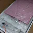 BOLUO Closet Drawers Pink 3 Drawer Dresser for Closet Organizers and Storage Bedroom Dorm Modern
