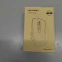TECKNET Wireless Mouse (2.4G & BT5.0/3.0) Silent 4800 DPI Computer USB A & Bluetooth Mouse 6 Buttons, Wide Compatibility - Grey