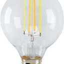 Satco S9383 LED A19 Light Bulb, 6.5W, 500L, 3000K, 25000 Hour Rating, Warm White