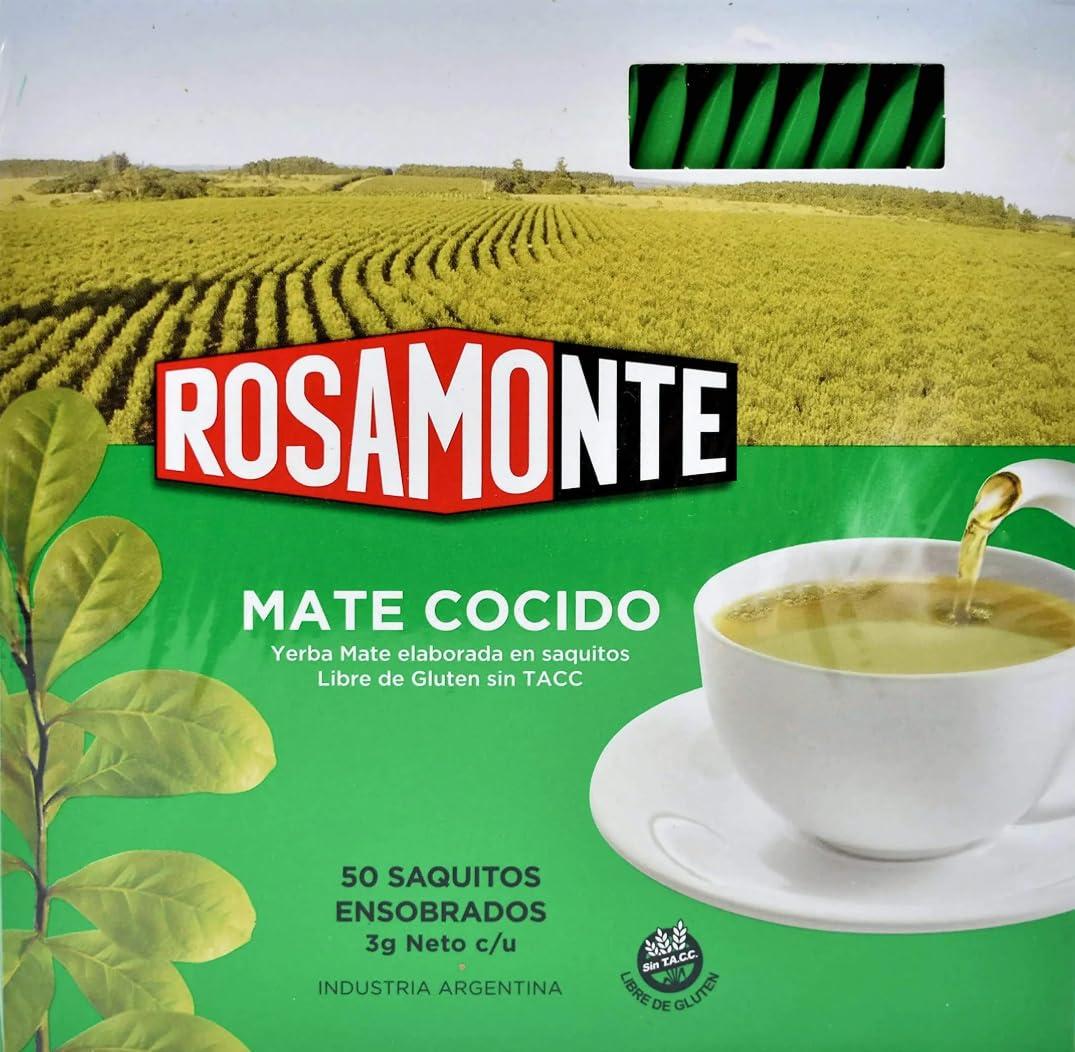 Rosamonte Yerba Mate Tea Bags Original (50 Tea bags) BBD: 03/01/28