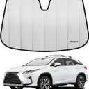 Custom Fit 2016-2022 RX Windshield Sun Shade for Lexus RX 2016 2017 2018 2019 2020 2021 2022 - Upgraded 6-Layer Triple Laminate Core Front Window Shade with Storage Bag