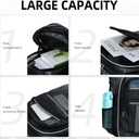 Large Mesh Backpack for School 27L with Reflective Strips, See Through Travel Backpack for Women Men Beach Outdoor