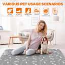 Washable Pee Pads for Dogs, Extra Large 2 Pack 36x72 Dog Pee Pads Washable, Waterproof Puppy Pads Mat Reusable Fast Absorbent Dog Potty Training Pads, Whelping Pads for Playpen Crate