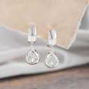 Trendy Gold Dangle Earrings for Women 14K Gold Silver Plated Chunky Drop Earring Statement Hoop Huggie Cubic Zirconia Diamond Crystal Charm Lightweight Hypoallergenic Jewelry Accessories Gifts for Women