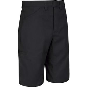 Red Kap Men's Lightweight Crew Short, Black, 34W